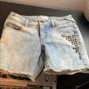 Studded Jean Shorts *Vintage Havana*